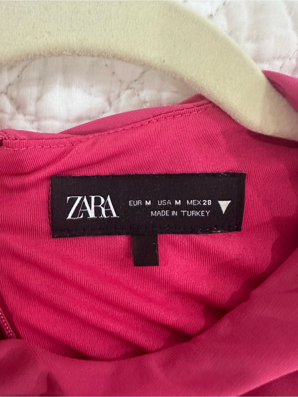 Zara Fuchsia Sleeveless Ruched Maxi Dress - Picture 4 of 4